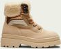 Outdoor FAshion bruin Tinten Outdoor FAshion gorpcore bruin Tinten Aubri Mid Veter Veterboots Laarzen Met Veters Dames Beige - Thumbnail 6