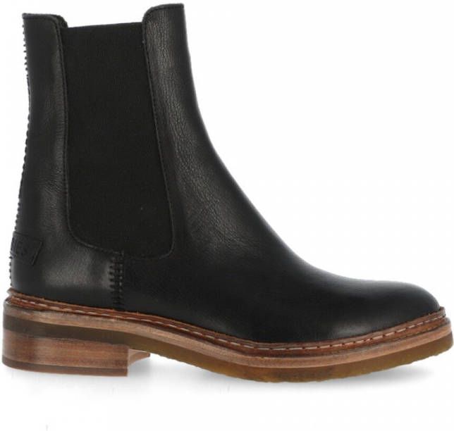 Faculteit zonsopkomst vandaag Shabbies 181020208 Chelsea boots Enkellaarsjes Dames Zwart - Schoenen.nl