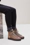 Blackstone Premium Leren Sneaker met Schapenvacht Voering Brown Dames - Thumbnail 15