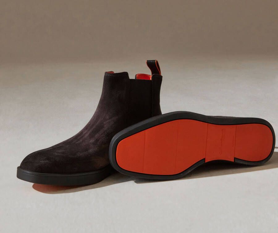 Santoni Heren Leren Boots