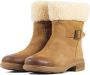 UGG Enkellaarsjes Dames Laarzen Damesschoenen Suède 1120773 Cognac - Thumbnail 3