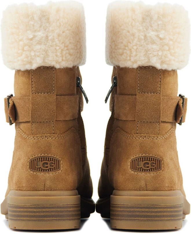 UGG Dames Leren Enkellaarsjes