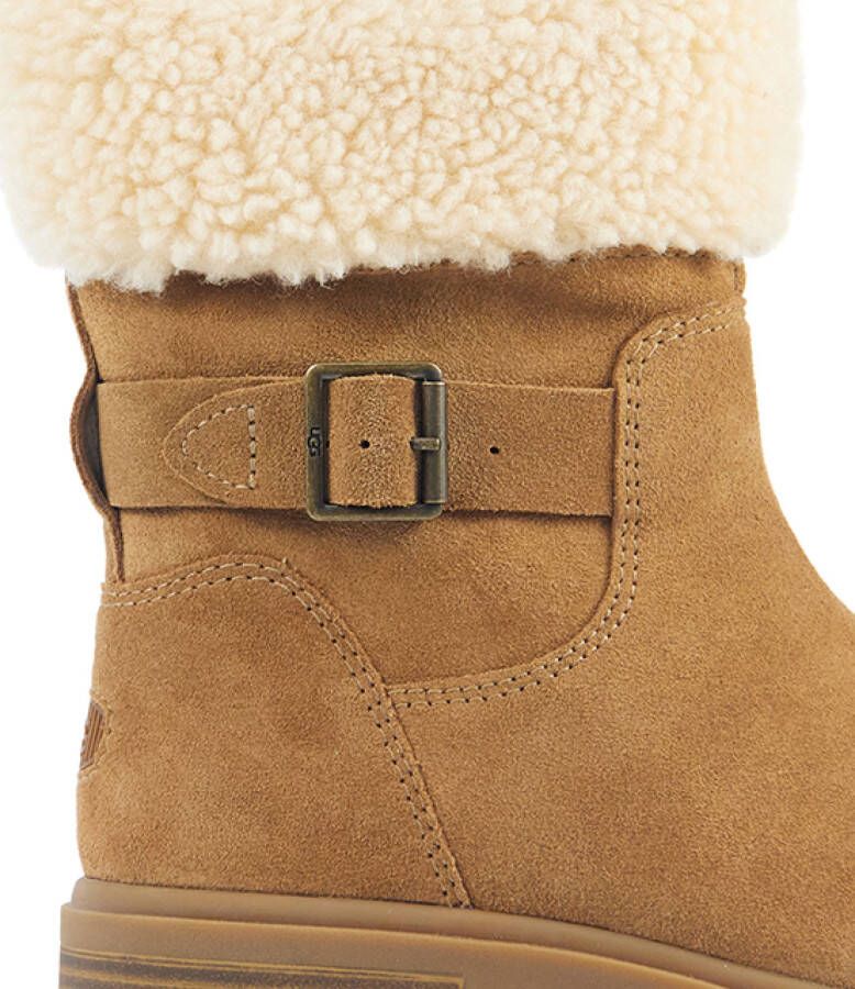 UGG Dames Leren Enkellaarsjes