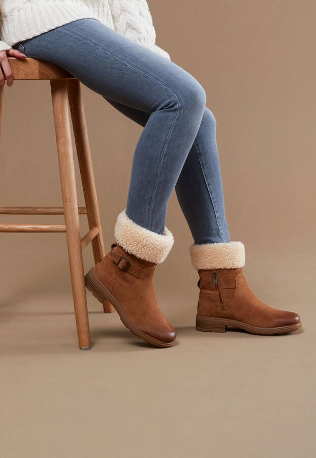 UGG Dames Leren Enkellaarsjes