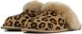 UGG Pantoffels Dames Sloffen Instappers Suède Leopardprint Harde zool Dichte hiel 1130886 Leopard - Thumbnail 8