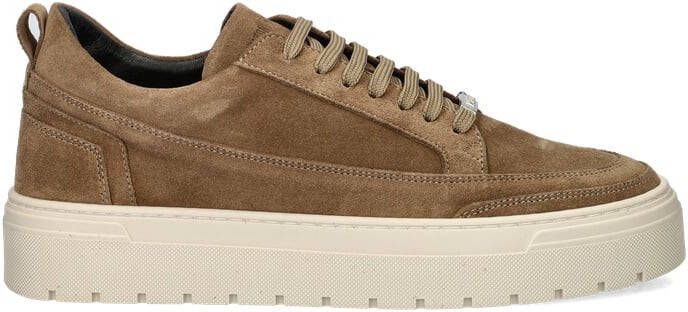 Antony Morato Flint beige sneakers Beige Suede Lage sneakers Heren