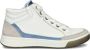 Ara Rom High dames sneaker Wit blauw - Thumbnail 2