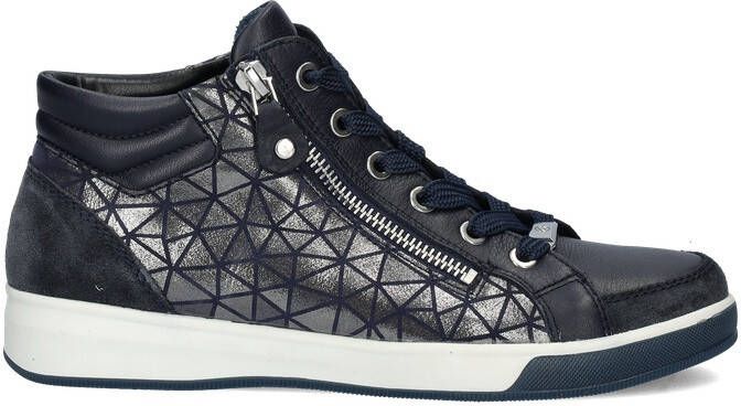 Ara Rome high dames hoge sneaker Blauw