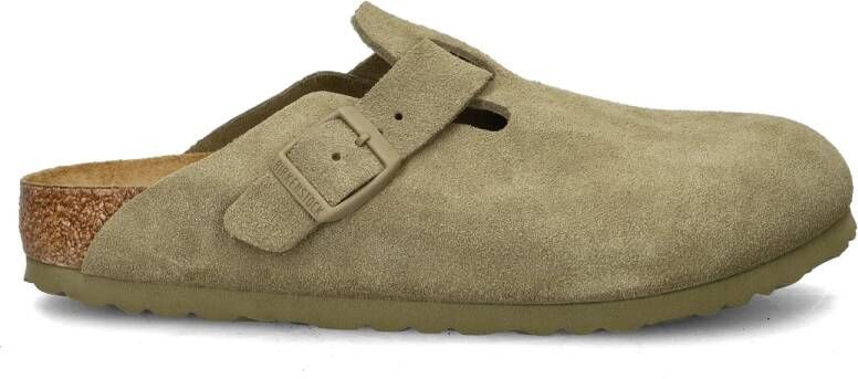 Birkenstock Boston Suede instapschoenen