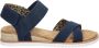 Bobs by Skechers Desert Kiss sandalen blauw - Thumbnail 2