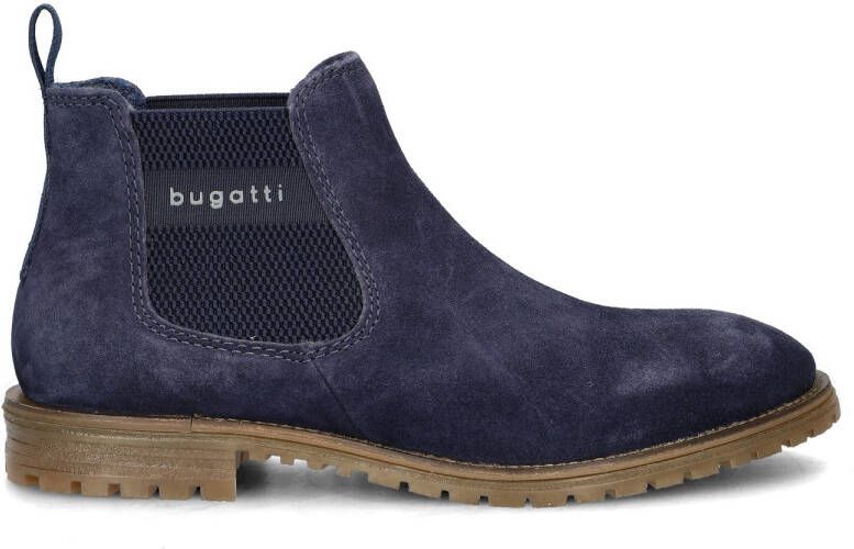 Bugatti Costa suède chelsea boots blauw