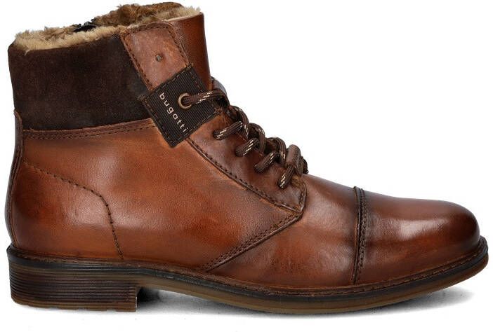 Bugatti Mirato gevoerde leren veterboots cognac