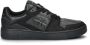 Calvin Klein Jeans Heren Leren Basket Cupsole Sneakers Black Heren - Thumbnail 3