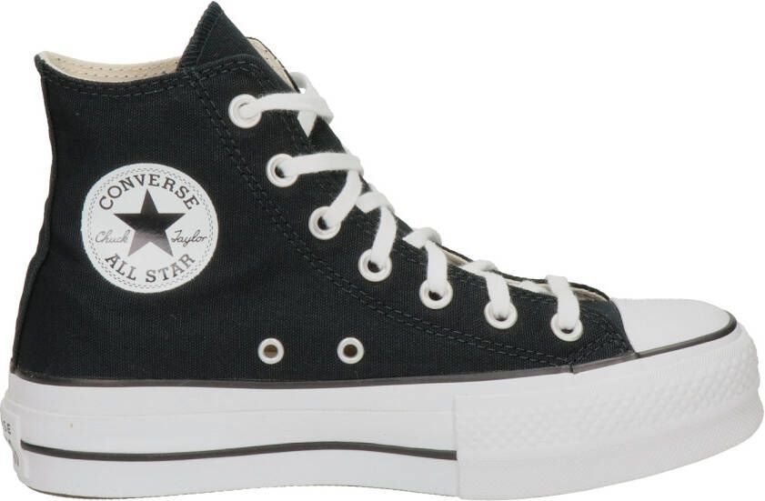 Converse All Star High Top Platform canvas sneakers zwart Schoenen