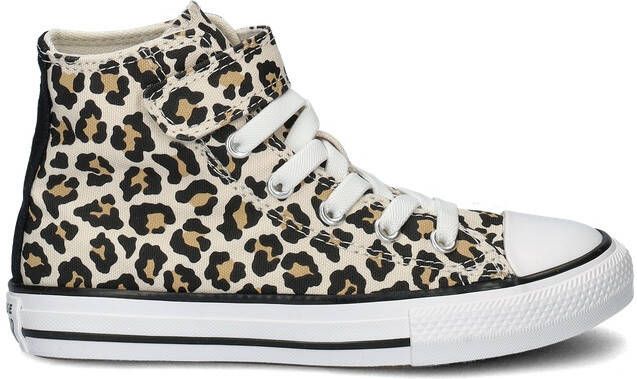 Converse Chuck Taylor All Star Easy On Leopard meisjes sneaker Beige multi