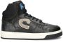 Cruyff Junior Trophy Hi Sneakers Jongens Zwart - Thumbnail 4