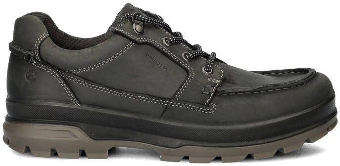 ECCO Rugged Track leren heren wandelschoenen Zwart Uitneembare zool