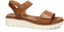 Ara Bilbao leren sandalen cognac - Thumbnail 5