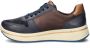 Ara Firenze comfort leren sneakers blauw bruin - Thumbnail 7