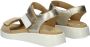 Ara Madeira leren sandalen beige goud - Thumbnail 7