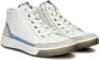 Ara Rom High dames sneaker Wit blauw - Thumbnail 4