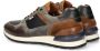 Australian Novecento leren sneakers blauw cognac - Thumbnail 11