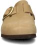 Birkenstock Boston Big Buckle nubuck clogs beige - Thumbnail 4