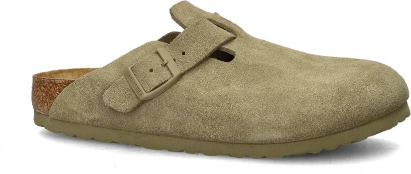 Birkenstock Boston Suede instapschoenen