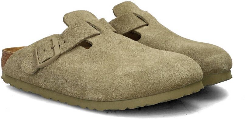 Birkenstock Boston Suede instapschoenen