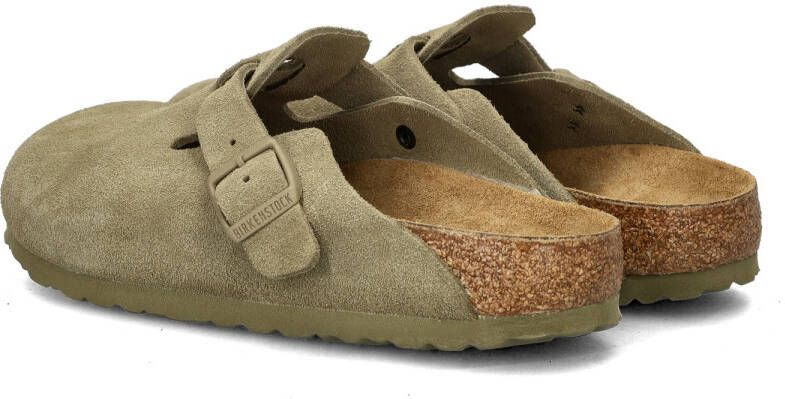 Birkenstock Boston Suede instapschoenen