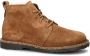 Birkenstock Uppsala Mid Shearling gevoerde suède veterboots cognac - Thumbnail 11