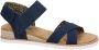 Bobs by Skechers Desert Kiss sandalen blauw - Thumbnail 3