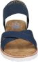 Bobs by Skechers Desert Kiss sandalen blauw - Thumbnail 4