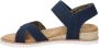 Bobs by Skechers Desert Kiss sandalen blauw - Thumbnail 5