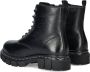 Cafe Moda leren veterboots zwart - Thumbnail 3