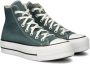 Converse Chuck Taylor All Stars Lift Hi dames sneaker Donkergroen - Thumbnail 2