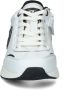 Cruyff Flash Runner sneakers wit zwart Jongens Imitatieleer Meerkleurig 33 - Thumbnail 5