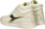 Diadora Game L High Waxed Metal Wn Sneakers Leren Sneaker Dames Wit - Thumbnail 9