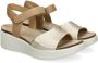 ECCO Flowt Wedge Cork Sandalen beige Nubuck Dames - Thumbnail 13