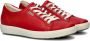 ECCO Soft 7 W Sneakers rood Leer Dames - Thumbnail 7