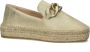 Fred de la Bretoniere Metal Suede Espadrilles Beige Dames - Thumbnail 11