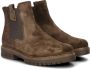 Gabor Suède Chelsea Boot met Metallic Detail Brown Dames - Thumbnail 26