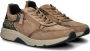 Gabor Comfortabele Rollingsoft Sneaker met Stabiliteit Beige Dames - Thumbnail 5