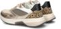 Gabor Rollingsoft Sneakers beige Textiel Dames - Thumbnail 4