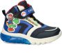 GEOX Ciberdron jongens sneakers Blauw multi - Thumbnail 8