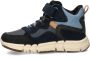 Geox J Flex Blauw Jongens Imitatieleer Meerkleurig 30 Sneakers - Thumbnail 4