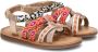 Gioseppo Caucaia leren sandalen met kraaltjes en glitters roze - Thumbnail 9