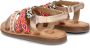 Gioseppo Caucaia leren sandalen met kraaltjes en glitters roze - Thumbnail 10