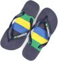 Havaianas Brasil Tech Unisex Slippers Donkerblauw - Thumbnail 13