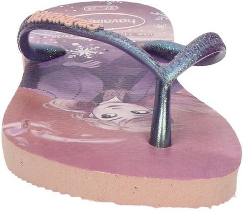 Havaianas Slim Frozen Kinder Teenslippers 4137266-0076 Kleur Roze - Foto 2